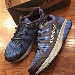 NWT Montrail Badwater Hybrid Hiking Shoes Blue - 8.5